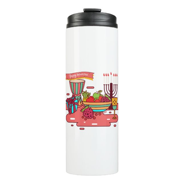 Termo kwanzaa rosa feliz (Anverso)