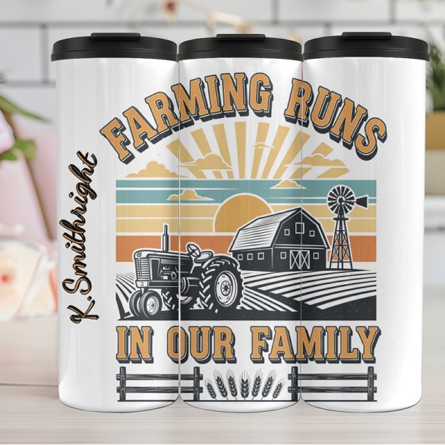 Termo La agricultura corre en nuestra familia (Subido por el creador)