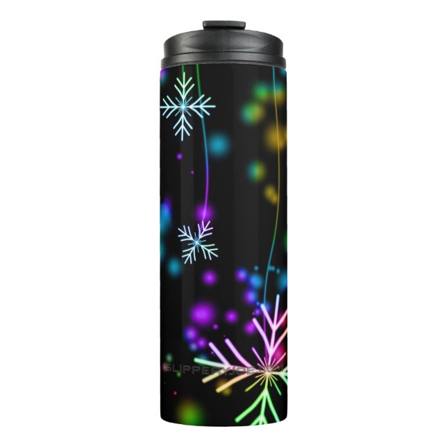 Termo La atmósfera festiva y animada de Navidad de Slipp (Anverso)