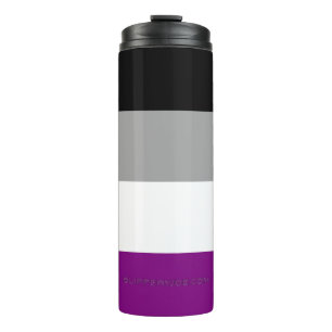 Termo La bandera del orgullo asexual de SlipperyJoe haci
