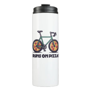 Termo La bicicleta funciona con pizza