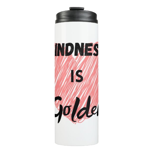 Termo La bondad es oro (Anverso)