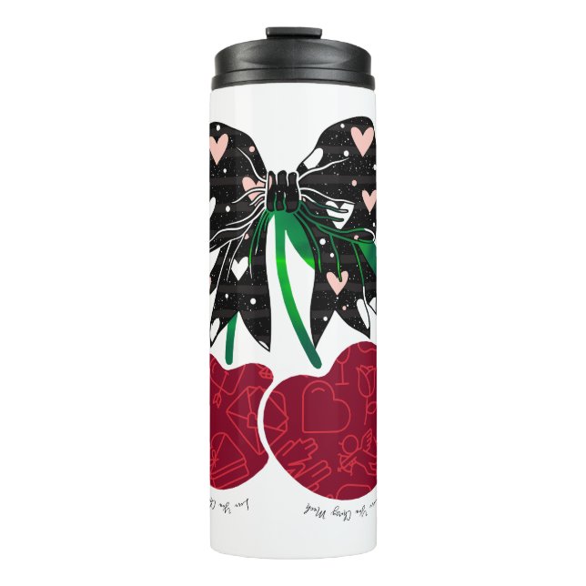 Termo La cereza de amor es una fruta divertida (Anverso)