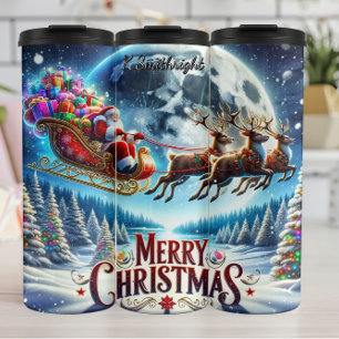 Termo La clásica noche antes de Navidad