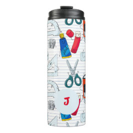 Termo La divertida escuela provee a los personajes. Inic