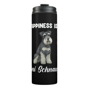 Termo La Felicidad Es Un Mini Schnauzer
