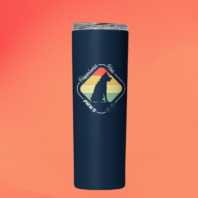 Termo La felicidad tiene diseño de garras (Subido por el creador)
