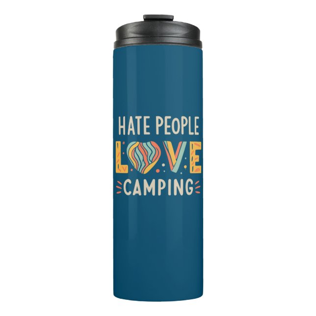 Termo La gente del odio ama el camping (Anverso)