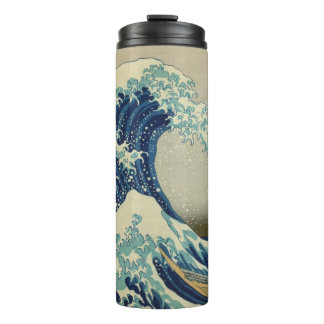 Termo La gran onda de Kanagawa: Impresión de Woodblock