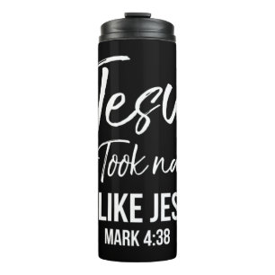 Termo La Hermosa Madre Cristiana Jesús Tomó Las Napas Co