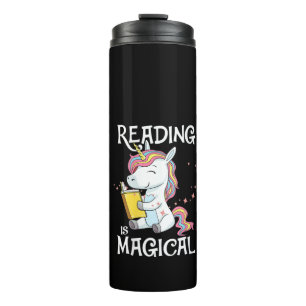 Termo La lectura de mujeres es mágica Amantes de libros