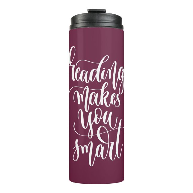 Termo La lectura le hace elegante (Anverso)