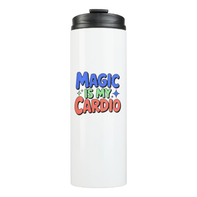 Termo La magia es mi Tumbler térmico cardio (Anverso)