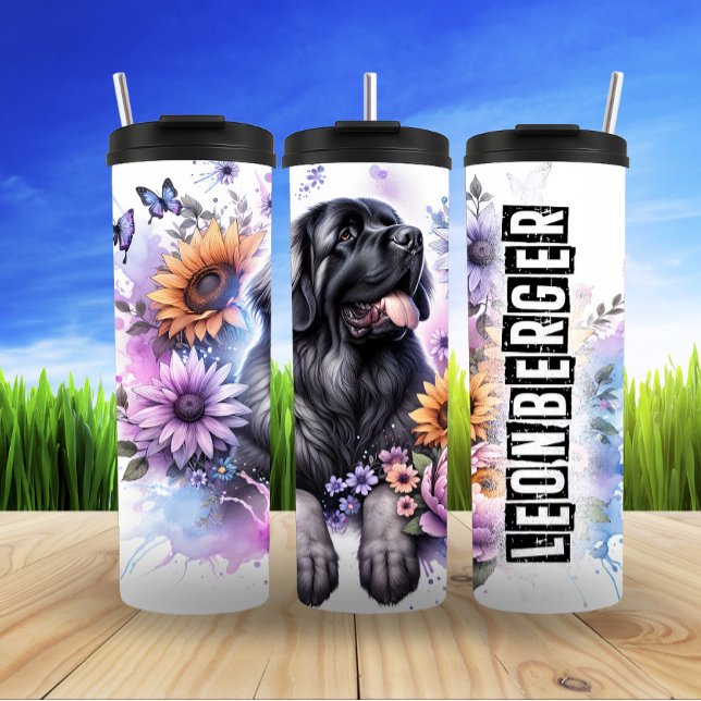 Termo La majestad floral de Leonberger (Subido por el creador)
