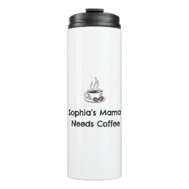 Termo La mamá de Sophia | Regalo personalizado para padr