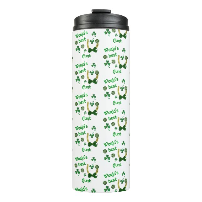 Termo La mejor tía irlandesa del mundo (Anverso)