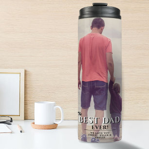 Termo La mejor tipografía de papá en el día del padre
