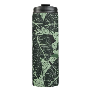 Termo La naturaleza lujosa deja el fondo. Patrón floral,