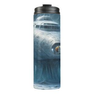 Termo La nave espacial atascada en la montaña del hielo
