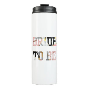 Termo La novia de Mármol rosa y dorada será