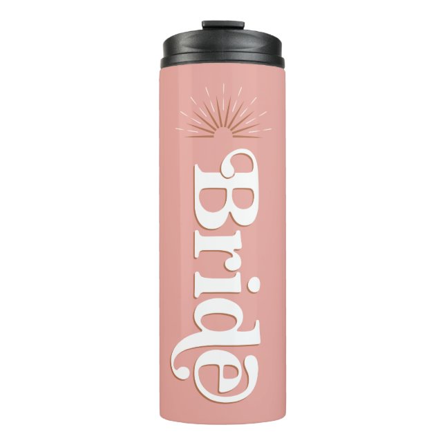 Termo La novia de Rubor retro Groovy Hippie de TRIXIE 70 (Anverso)