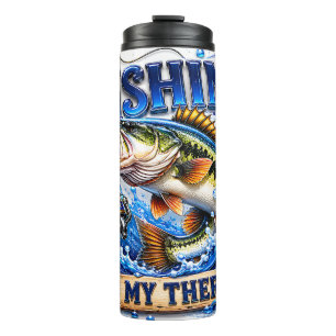 Termo La pesca es mi terapia