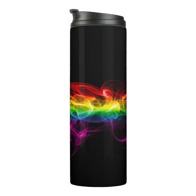 Termo La pluma de energía de arcoíris de SlipperyJoe atr (Rotado hacia la derecha)