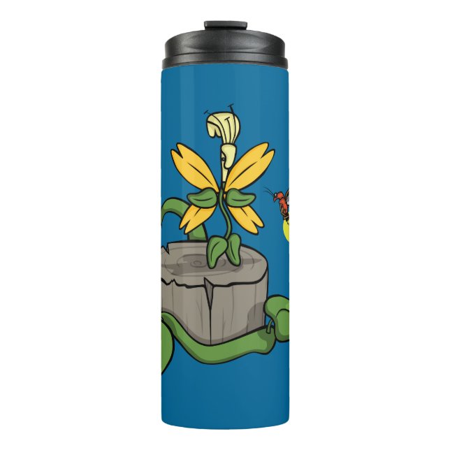 Termo La primavera saluda el Tumbler térmico del verano (Anverso)