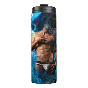 Termo La protuberancia de ropa interior de hombre muscul