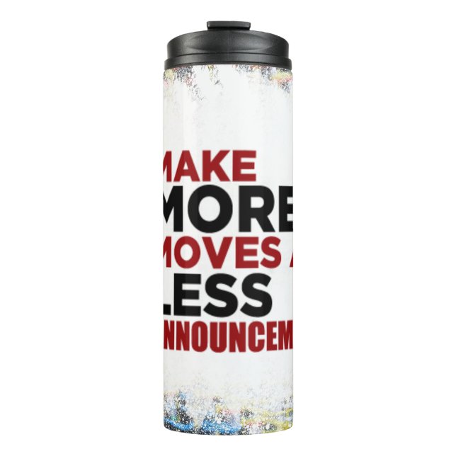 Termo La reina negra melanin poppin sista afirmación amo (Anverso)