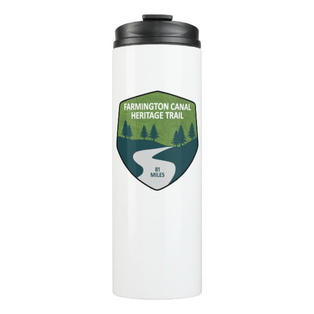 Termo La ruta del patrimonio del canal de Farmington est (Anverso)