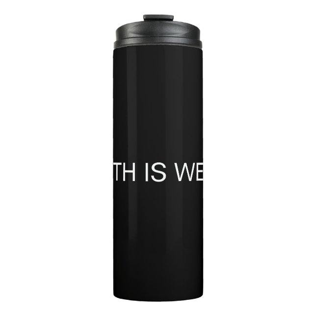 TERMO LA SALUD ES UN TUMBLEO TÉRMICO DE RIQUEZA (Anverso)