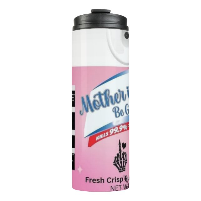 Termo La suegra se fue rociando (Anverso)