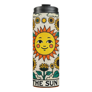 Termo La tarjeta Tarot Sun Sunshine