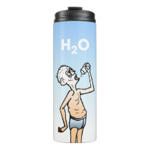 La taza térmica para el hombre sediento