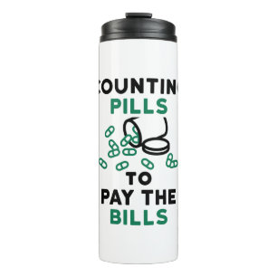 Termo La tecnología de la farmacia cuenta las píldoras