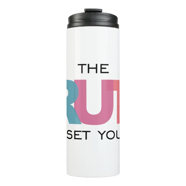 Termo La verdad te hará libre (Anverso)