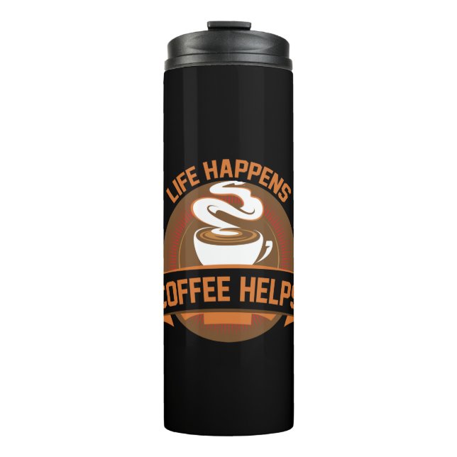Termo La vida del café ayuda a preparar café (Anverso)