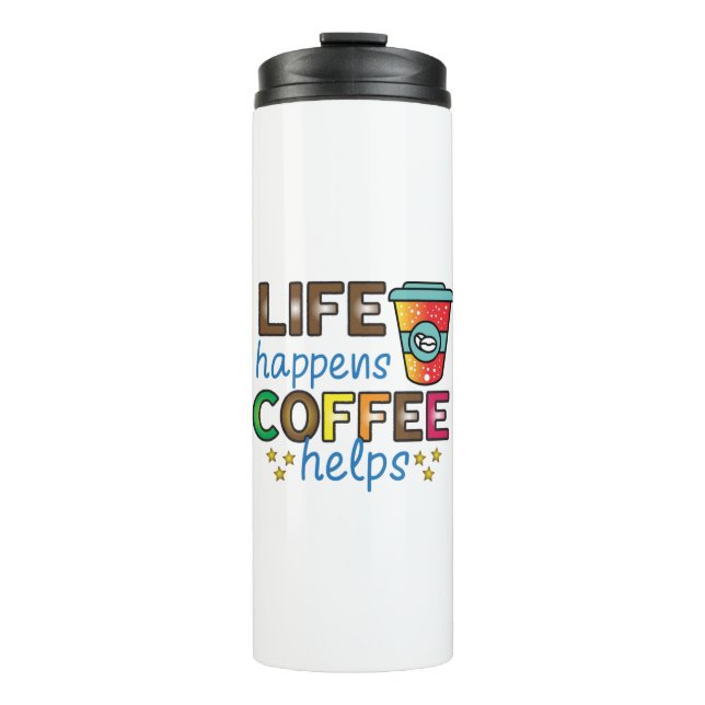 Termo La vida del café ayuda a preparar café (Anverso)