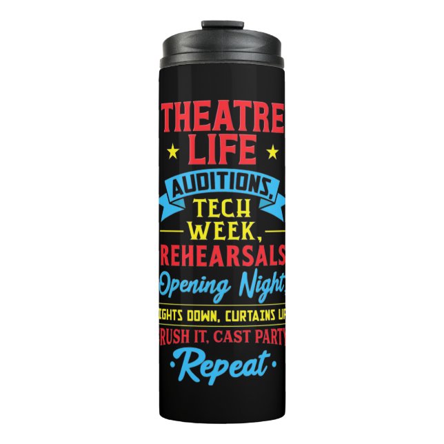 Termo La Vida Del Teatro Para El Actor (Anverso)