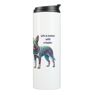 Termo La vida es mejor con un Heeler