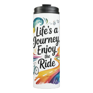 Termo La vida es un viaje a disfrutar del paseo Inspirad
