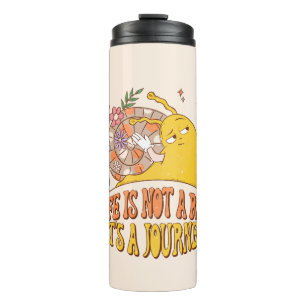Termo La vida no es una carrera, es un viaje