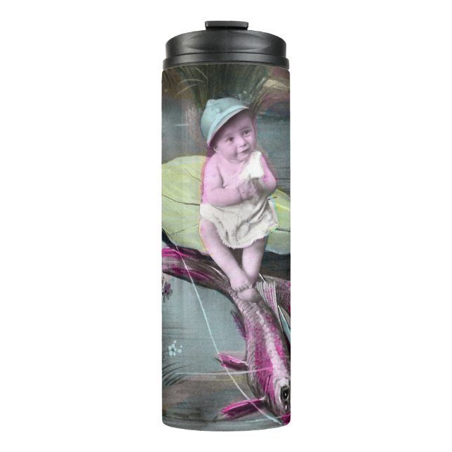 Termo La vieja postal francesa del Día de los Inocentes (Anverso)