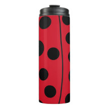 Lady Bug Diseño rojo y negro