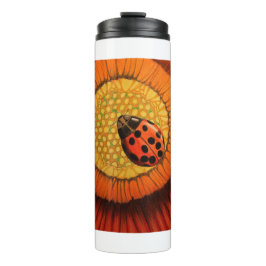 Termo Ladybug Rojo En Flor