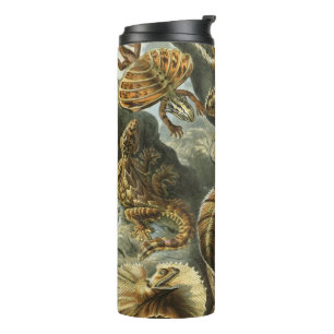 Termo Lagartos por Ernst Haeckel Vintage Lacertilia Anim
