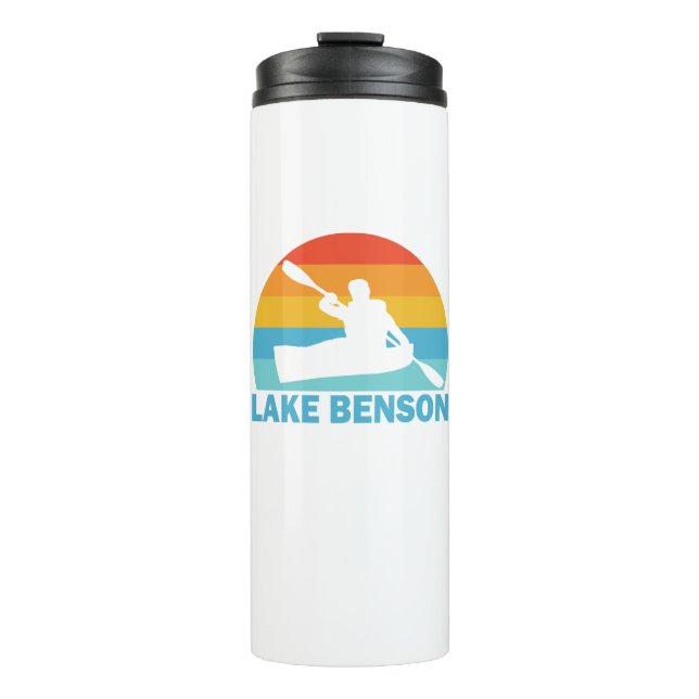 Termo Lago Benson Carolina del Norte Kayak (Anverso)