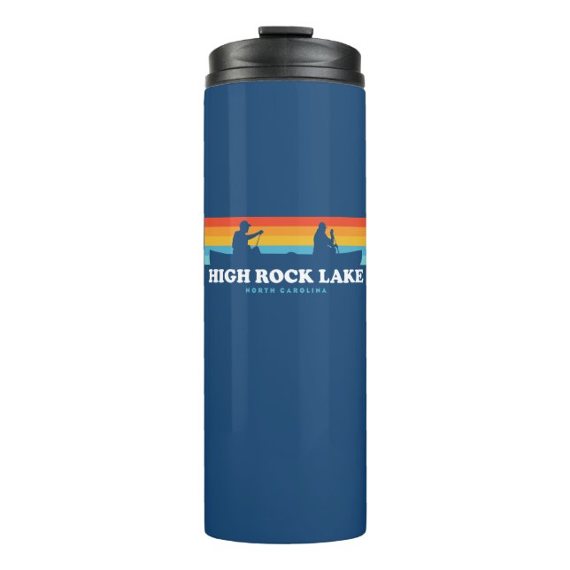Termo Lago High Rock North Carolina Canoe (Anverso)