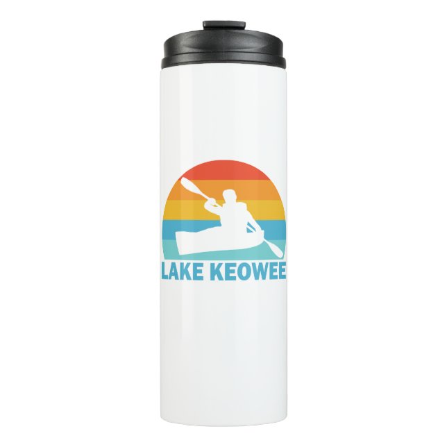 Termo Lago Keowee Carolina del Sur Kayak (Anverso)